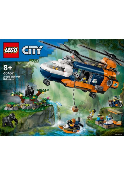 ® City Orman Kaşifinin Helikopteri Kamp Yerinde 60437 - 8 Yaş & Üzeri Çocuklar için Yaratıcı Oyuncak Yapım Seti (881 Parça) fiyatları