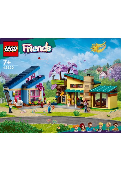 ® Friends Olly ve Paisley'nin Aile Evleri 42620 - 7 Yaş & Üzeri Çocuklar için Yaratıcı Oyuncak Yapım Seti (1126 Parça) fiyatları