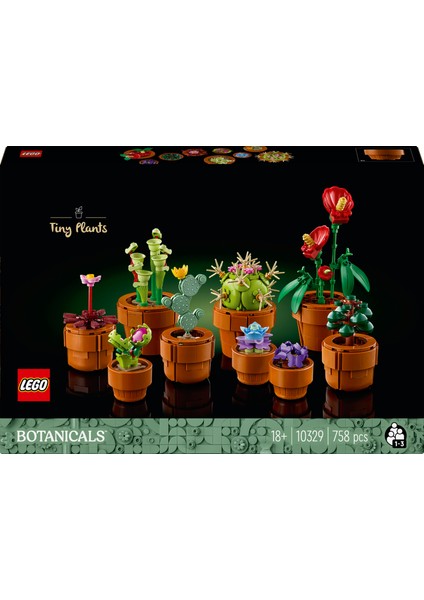® Botanicals Minik Bitkiler 10329 - Yetişkinler için Dekoratif, Sergilenebilir Yaratıcı Çiçek Model Yapım Seti (758 Parça) modelleri
