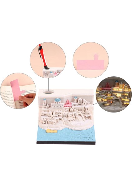 Zaman Parçası Takvimi - 2024 LED Işıklı Masa Takvimi - 3D Takvim (Yurt Dışından) indirimleri