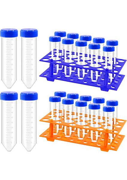 27 Adet 50ML Santrifüj Tüpü ve 28 Kuyu Tutucu Seti, Laboratuvar B Için (Yurt Dışından)