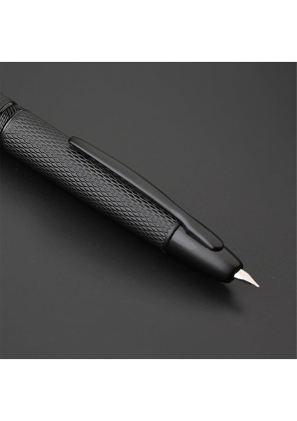 0.4mm Ekstra Ince Uçlu Metal Izgara Mürekkep Kalemi Klipsli, Siyah (Yurt Dışından) indirimleri