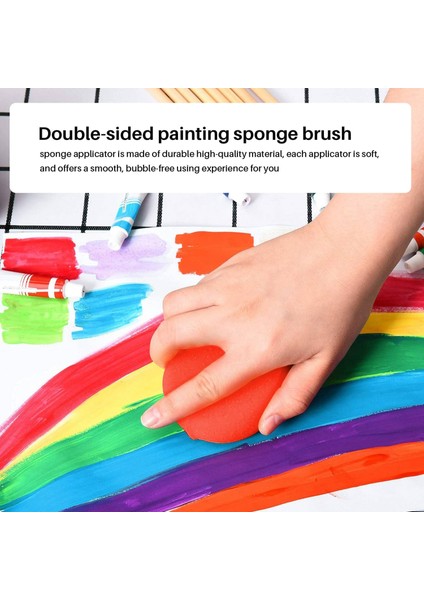 8 Paket Boya Sünger Aplikatör Detay Sünger Boya Yuvarlak Balmumu Aplikatör Lastik Parlatıcı Aplikatör (Kırmızı) (Yurt Dışından) fiyatları