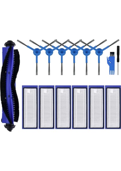 Eufy Robovac L70 Hybrıd Robot Vacum Sever Için Aksesuarları Kiti Yapılırılmış Ana Sınak Fırch Hepa Filtreleri (Yurt Dışından)