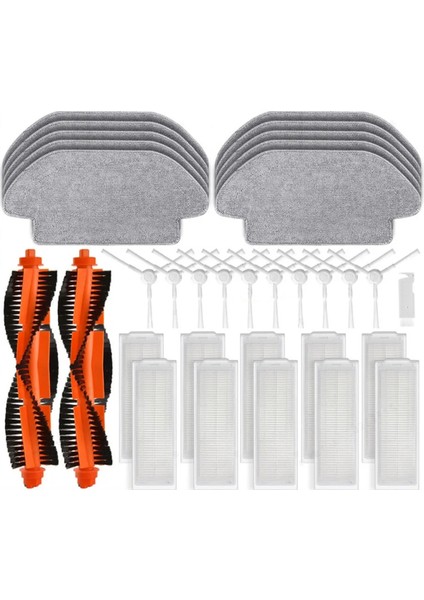 Xiaomi Robot Vakum Için S10 S10 S12 B106GL Yedek Yedek Parçalar Aksesuarlar Ana Yan Fırça Hepa Filtre Mop Bez Rag (Yurt Dışından)