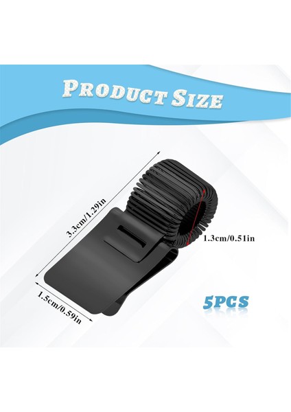 Sert Şapka Kalem Klipsi, Ayarlanabilir Pano Kalemlik, Siyah (Yurt Dışından) modelleri