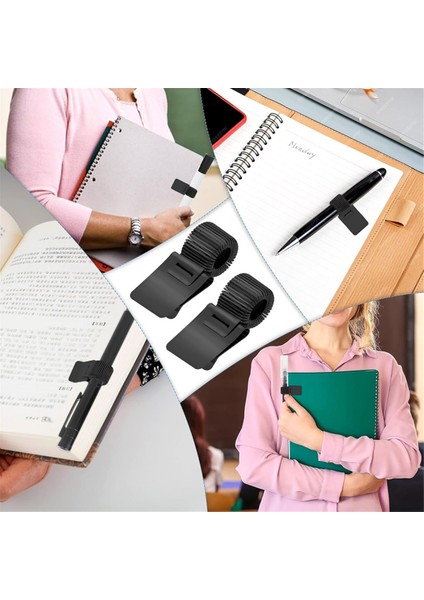 Sert Şapka Kalem Klipsi, Ayarlanabilir Pano Kalemlik, Siyah (Yurt Dışından) indirimleri