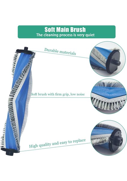 Ecovacs Deebot T30 Pro Omni / T30 Omni Ana Yan Fırça Hepa Filtre Mop Bez Tuz Torbaları Aksesuarları (Yurt Dışından) fırsatları