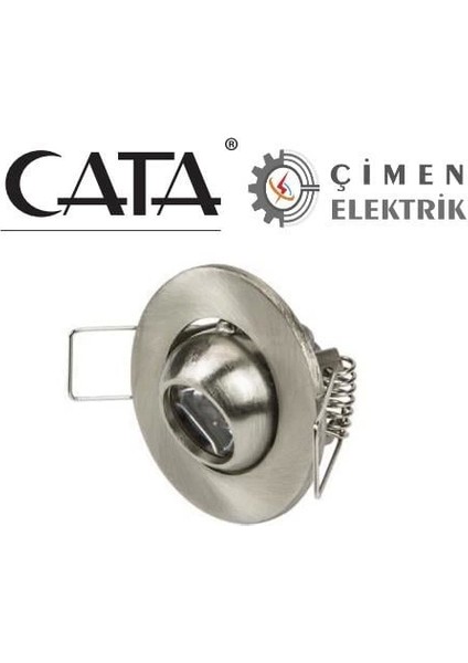 Cata Ct 5268 1.5W Satin Kasa LED Spot 3200K Gün Işığı