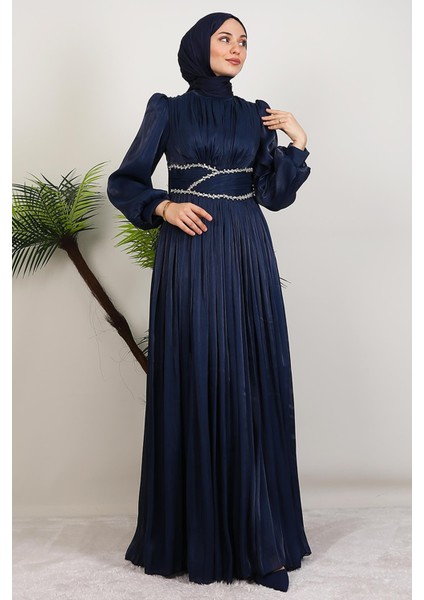 Narin Yoryo Abiye Lacivert modelleri