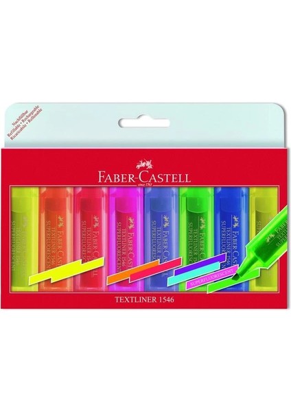 Textliner 1546 Fosforlu Işaretleme Kalemi Seti 8 Renk