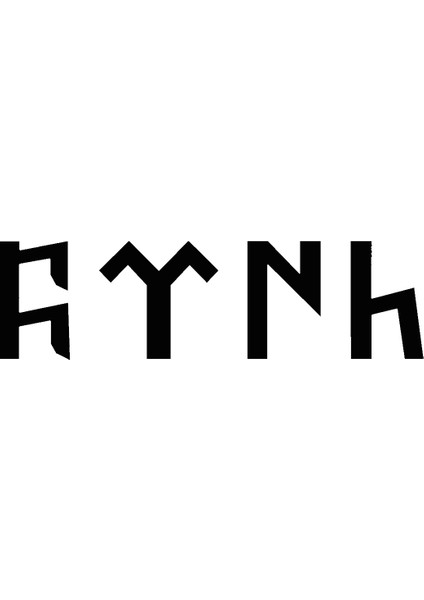Göktürkçe Türk Yazısı Oto Kaput Sticker 60 x 30 cm fiyatları