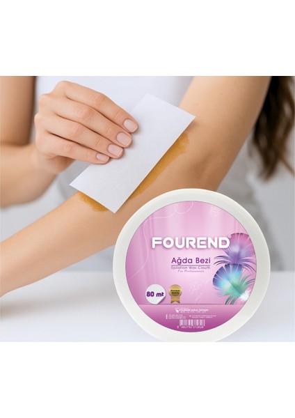 Rulo Ağda Bezi 80 Metre, Profesyonel Kullanıma Uygun, Yırtılmaz ve Dayanıklı, Pürüzsüz Epilasyon indirimleri