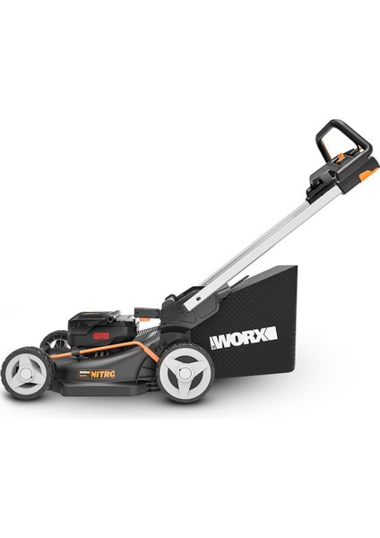 Worx WG749E 40VOLT 4.0AH. Li-Ion 46CM Profesyonel Kömürsüz Şarjlı Çim Biçme fiyatları