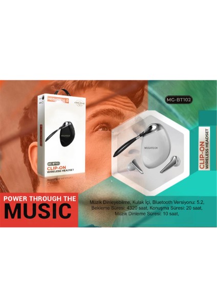 MG-BT101 True Bluetooth Earphone Kablosuz Kulaklık