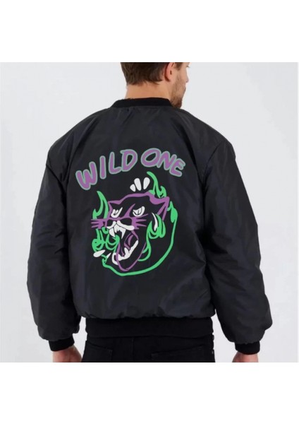 Mdb Unisex Uzun Kol Baskılı Bomber Ceket Iyah fiyatları