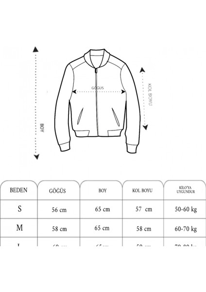 Mdb Unisex Uzun Kol Baskılı Bomber Ceket Iyah modelleri