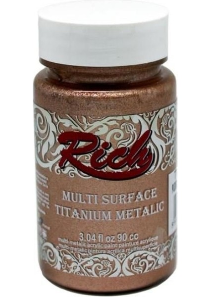 Rich Multi Surface Titanium 2530 Pudra Pembe Metalik 90 cc