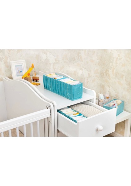 Baby Akordiyon Organizer Çekmece Düzenleyici Small (Yeşil) - 04102