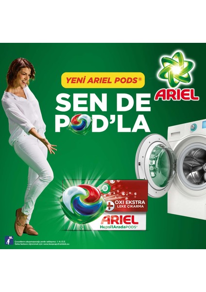 Pods Kapsül Çamaşır Deterjanı Oxi 30'lu