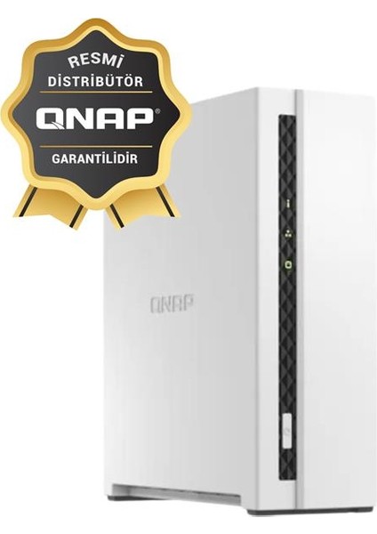 Qnap TS-133-2GB Ram 1 HDD Yuvalı Tower Nas (Resmi Distribütör Garantili)