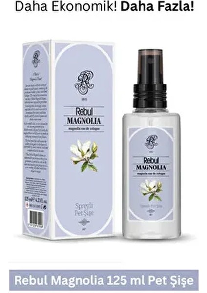 Magnolia Kolonya 80 Derece 125 ml Manolya Kokusuyla Sprey Ambalajda fiyatları