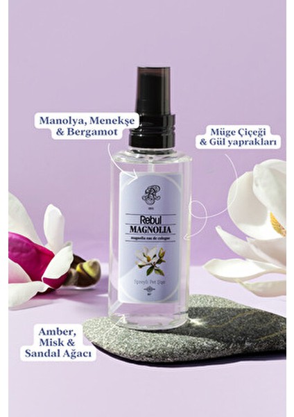 Magnolia Kolonya 80 Derece 125 ml Manolya Kokusuyla Sprey Ambalajda modelleri