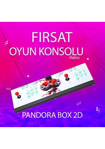 Idragon® Klasik Oyun Konsolu Hd Arcade Station, Pandora Box 2d Oyunlu Tv Bağlanan, Retro Atari
