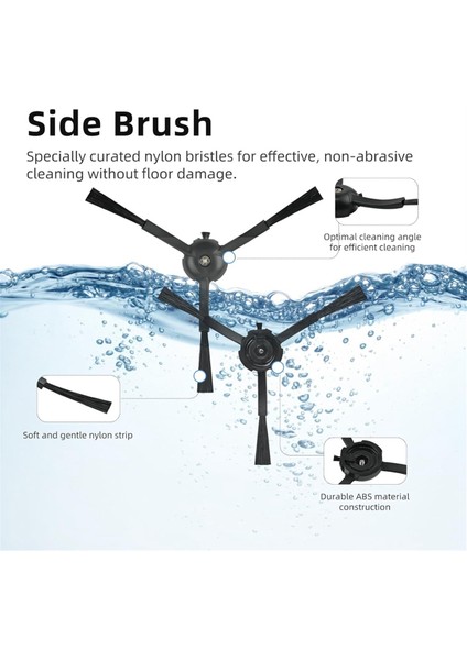Roborock Q5 Pro / Q5 Pro+ / Q5 Max+ / Q5 Duoroller+ / Q8 Max / Q8 Plus Vakum Süpürge Aksesuarları Fırça Filtreleri (Yurt Dışından) indirimleri