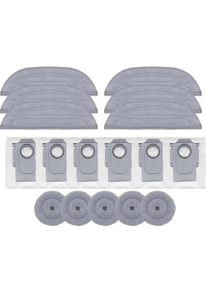 Roborock S8 Maxv Ultra/s8 Maks Ultra Robot Vakum Yedek Parçalar Rag Mop Bez Torbaları Mop Pads Aksesuarlar (Yurt Dışından)