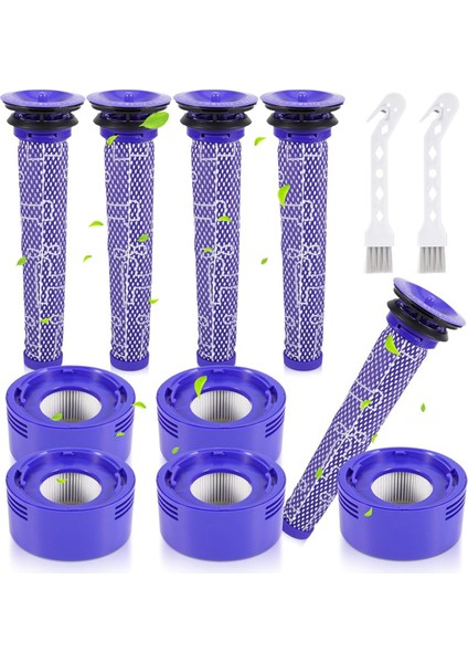 Dyson V7 V8 Serisi Için Hepa Filtreleri, Filtreler Öncesi ve Sonrası, Vakum Süpürge Değiştirme Filtresi 965661-01 ve 967478-01 (Yurt Dışından)