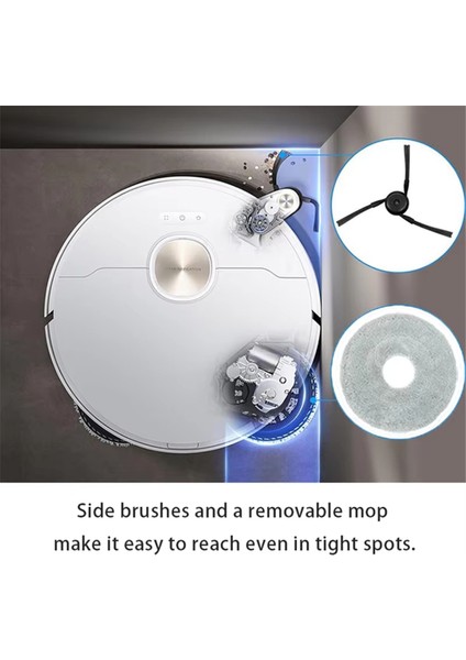 Dreame X40 Ultra / X40 Ultra Komple / X40 Pro / S30 Pro Ultra Vakum Parçaları Ana Roller Yan Fırça Filtre Toz Çantası (Yurt Dışından) fırsatları