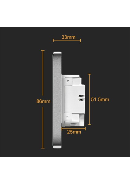 Tuka Akıllı Ev Wifi Ekran Işık Anahtarı Cam Dokunmatik Anahtar Google Alexa Üç Yönlü Anahtar Beyaz (Yurt Dışından) indirimleri