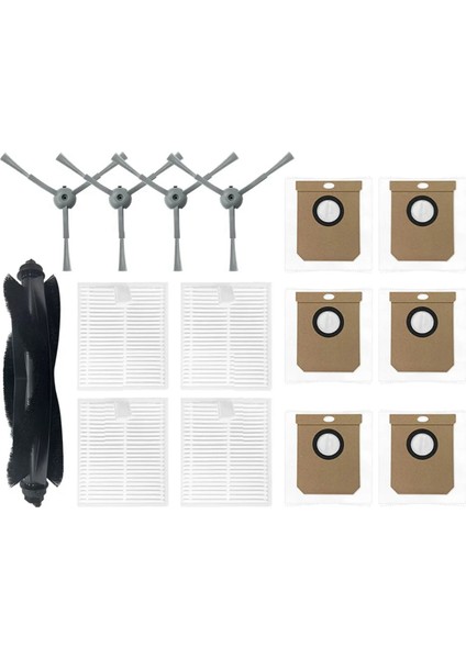 Aksesuar Seti Eufy Clean L50, L50 Ses, L60, L60 Hybrid Için Silindir Yan Fırça ve Hepa Filtre Içerir (Yurt Dışından)