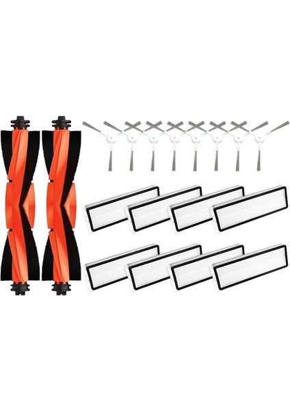 Xiaomi Mijia Omni Için 2 C102CN Yedek Yedek Parçalar Hepa Filtre Mop Pad Toz Çantası (Yurt Dışından)