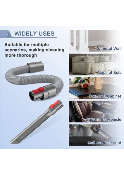 Crevice Tool+ Dyson V15 V12 V8 V11 V11 V11 V7 Mutlak Tespit Kablosuz Vakum Eki (Yurt Dışından) fırsatları