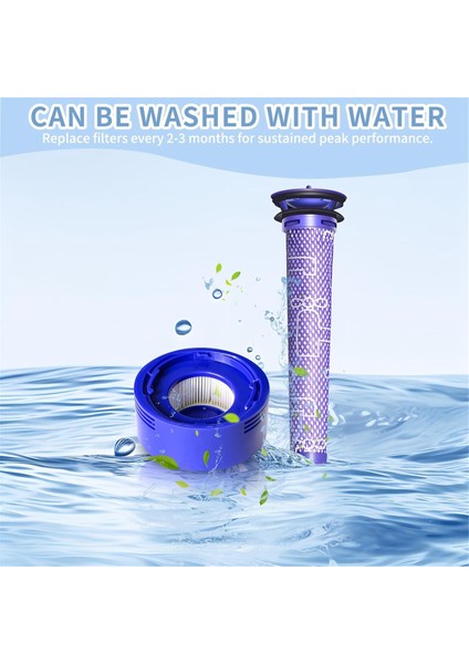 Vakum Filtre Değiştirme Kiti Dyson V7 Için, V8 2 Post Filtre ve 2 Ön Filtre-Bölüm 965661-01 ve 967478-01&#39;IN Yerini Alıyor (Yurt Dışından) indirimleri