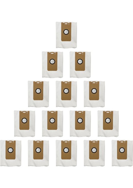 15PCS Lydsto W2 Için Toz Torbası Robot Vakum Temizleyici Toz Çanta Aksesuarları Temizleyici Yedek Parçalar Değiştirilebilir Parçalar Aksesuarlar (Yurt Dışından)