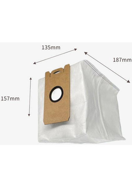 15PCS Lydsto W2 Için Toz Torbası Robot Vakum Temizleyici Toz Çanta Aksesuarları Temizleyici Yedek Parçalar Değiştirilebilir Parçalar Aksesuarlar (Yurt Dışından) fırsatları