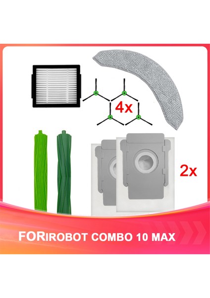 Irobot Supping Robot Aksesuarları Için Combo 10 Max Sware Robot Sarf Malzemeleri Süpürme Robot Yedek Kiti (Yurt Dışından)