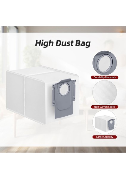 Roborock Qrevo Master/ V20/ P10S Pro Robot Vakum Temizleyici Aksesuarları Kit Ana Yan Fırça Hepa Filtre Mop Bezi (Yurt Dışından) indirimleri