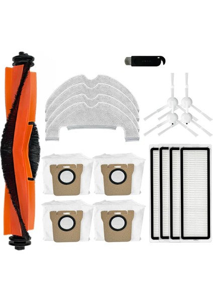 Xiaomi X10 Robot Vakum Süpürge Ana Yan Fırça Hepa Filtre Mop Kumaş Toz Torbası Aksesuarları Yedek Parçalar (Yurt Dışından)