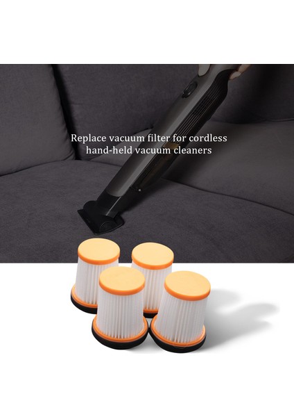 4 Pcs Yedek Vakum Filtresi Köpekbalığı W1 W1 WV200 WV201 WV205 WV220 Kablosuz El Vakum Süpürücü (Yurt Dışından) fiyatları