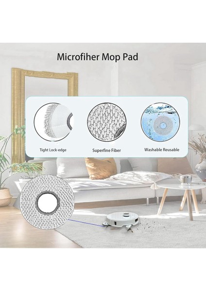 16PCS Ecovacs Deebot X5 Pro / X5 Pro Omni Vakum Temizleyici Mop Bezi Hepa Filtre Ana Yan Fırça (Yurt Dışından) indirimleri