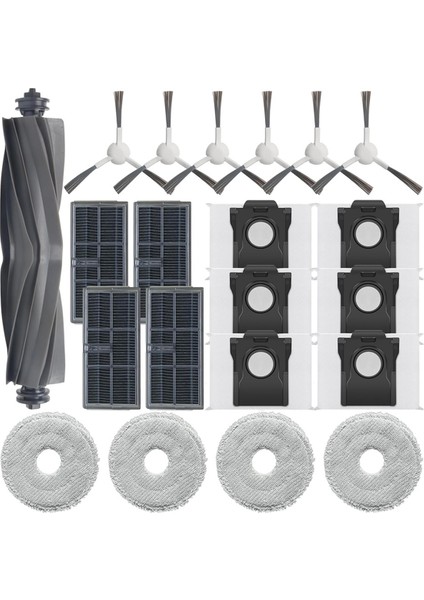Dreame X30 Ultra, L10S Pro Ultra Vakum Temizleyici Aksesuarları Kiti, Ana Fırça Paspas Pedleri Hepa Filtreleri Için Yedek Parçalar (Yurt Dışından)