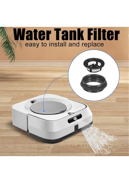 2pcs Su Deposu Filtreleri Irobot Braava Jet M6 (6110) (6012) (6112) (6113) Robot Vakum Süpürücü (Yurt Dışından) indirimleri