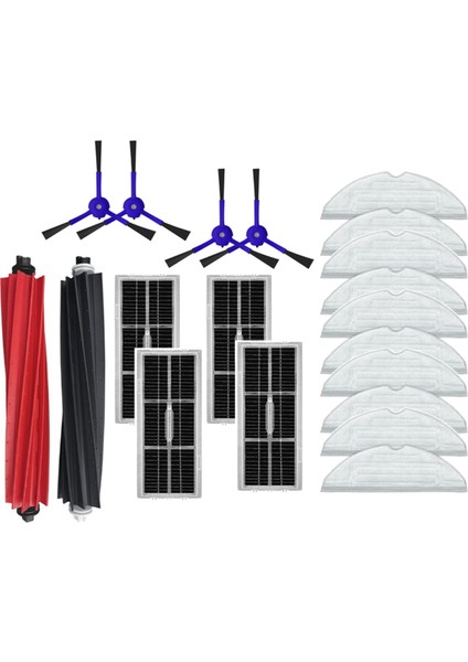 20PCS Roborock S8 Pro Ultra Yan Fırça Filtre Mop Bezi Roborock S8/s8+ Vakum Süpürge Parçaları (Yurt Dışından) indirimleri