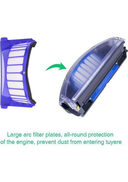 Roller Yan Fırça Filtre Tekerleği Irobot Roomba 600 Serisi 606 610 620 630 650 660 675 676 Vakum Süpürge Aksesuarları (Yurt Dışından) modelleri