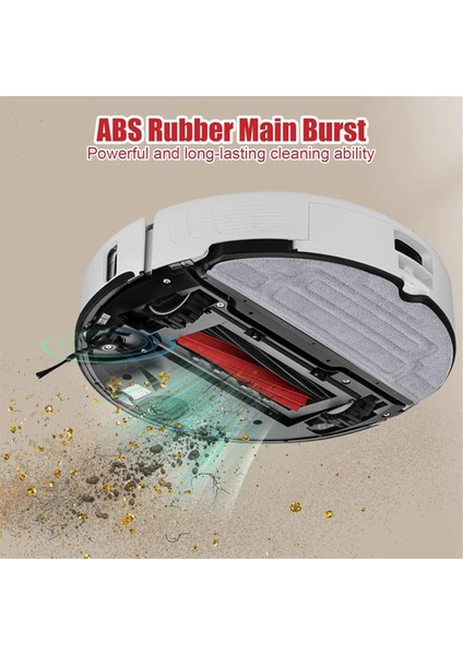 Roborock S8 Pro Ultra Vakum Temel Süpürge Ana Yan Fırça Hepa Filtre Mop Kumaş Toz Torbaları Yedek Parçalar (Yurt Dışından) fiyatları