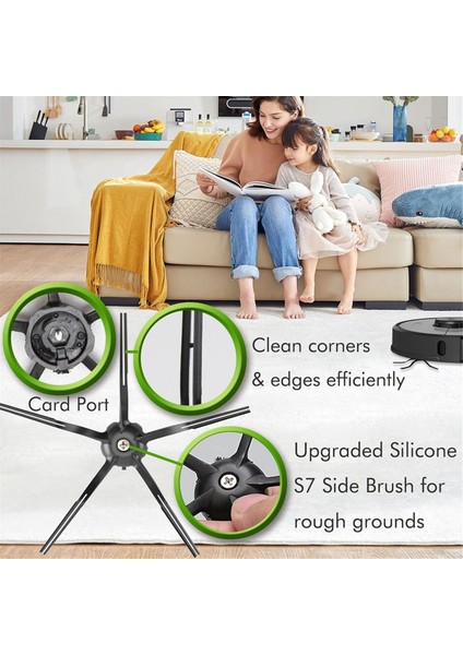 Roborock S7 S7+ S7 Maxv, S7 Maxv Plus T7S T7 Plus T7S Plus Robot Vakum Aksesuarları Kiti Fırça Filtre Mops (Yurt Dışından) fiyatları